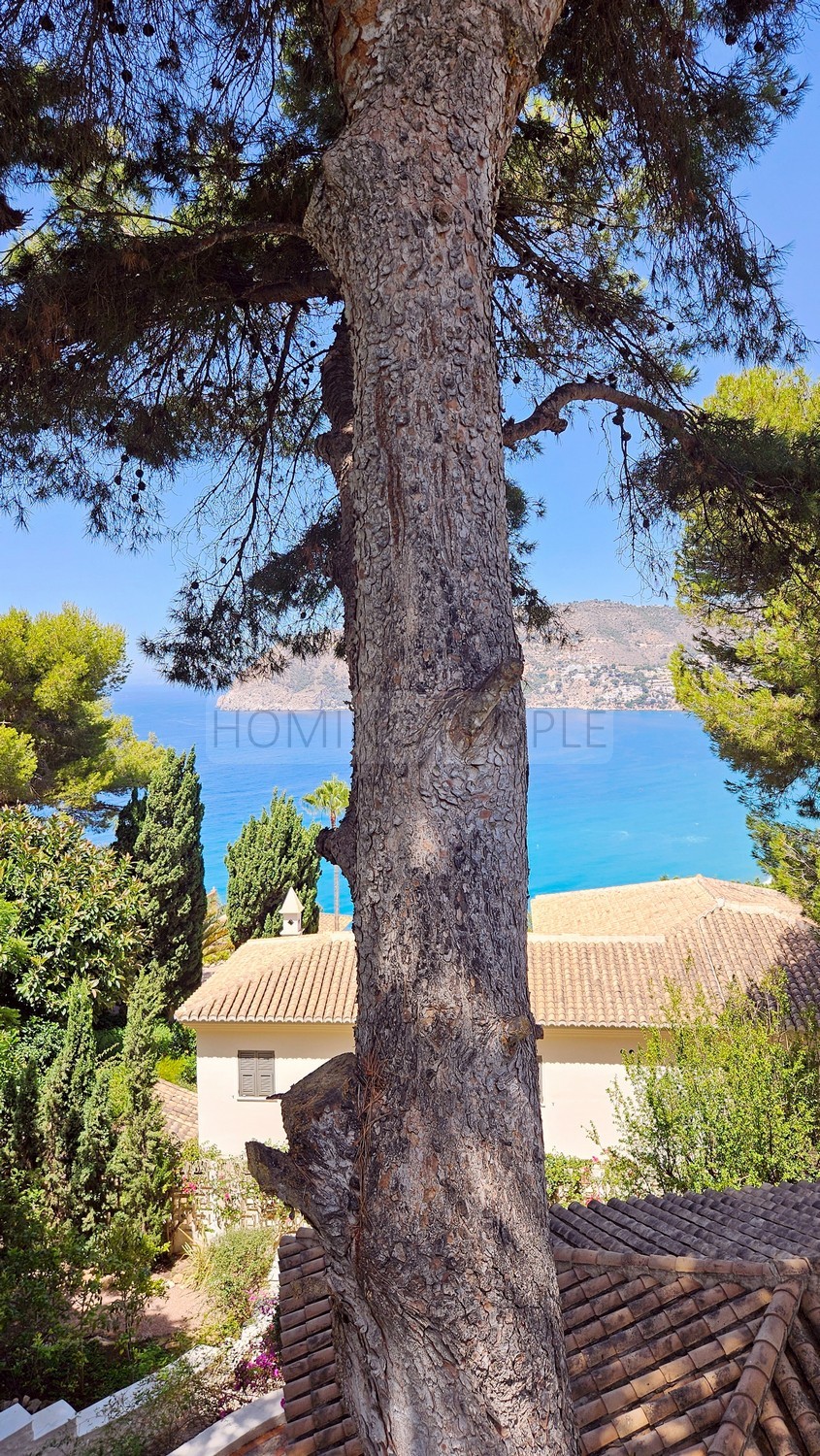 Villa familiar con piscina y jardín... y encantadoras vistas a la bahía